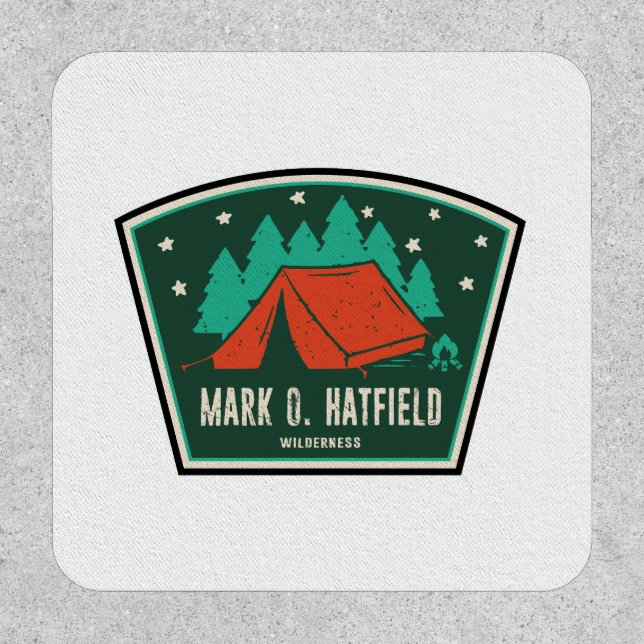 Mark O. Hatfield Wilderness Camping Patch (Front)