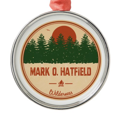 Mark O. Hatfield Wilderness Metal Ornament