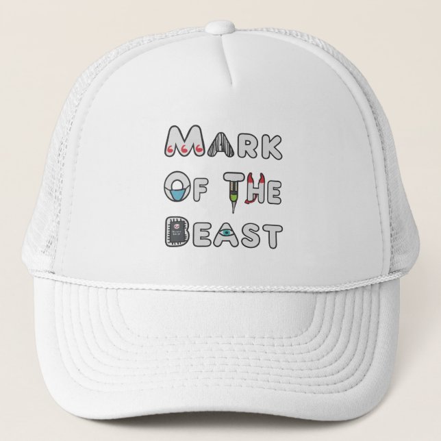 Mark Of The Beast Trucker Hat (Front)