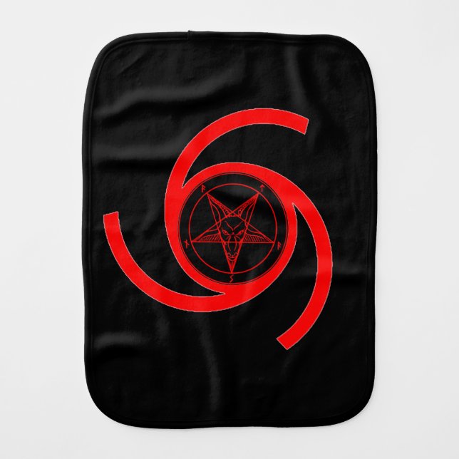 MARK of the DEVIL (Burp Cloth) Burp Cloth (Front)