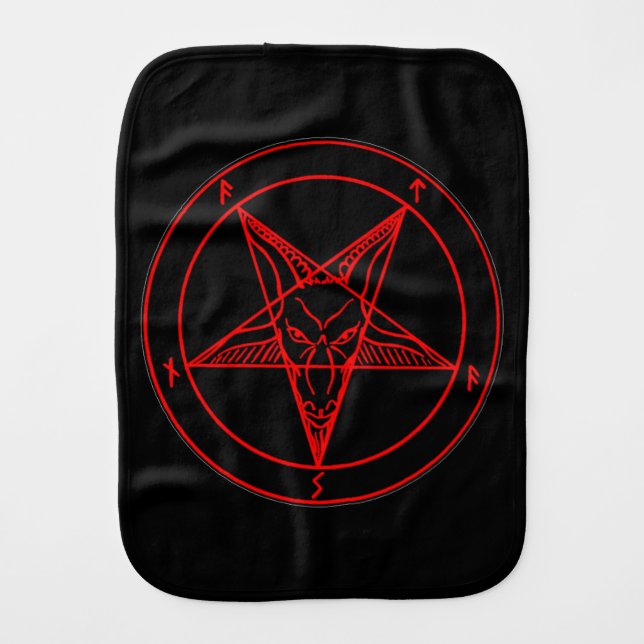 MARK of the DEVIL (Burp Cloth) Burp Cloth (Front)