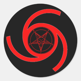 MARK of the DEVIL Classic Round Sticker