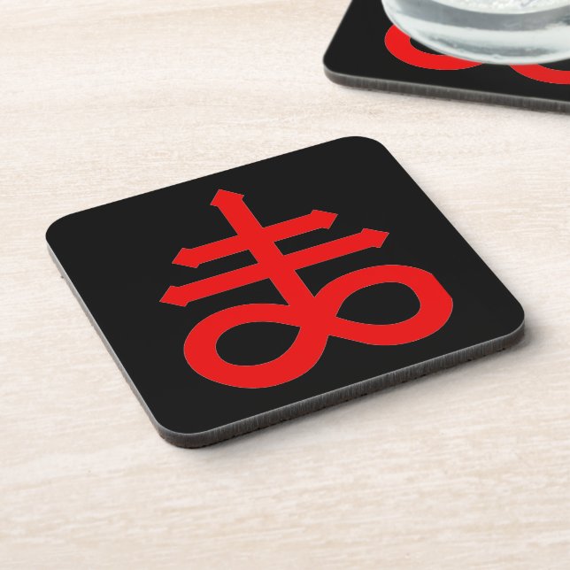 MARK of the DEVIL Drink Coaster (Left Side)