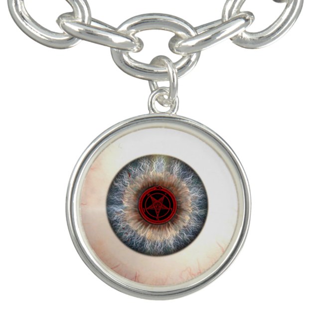MARK of the DEVIL EYEBALL Charm Bracelet (Design)