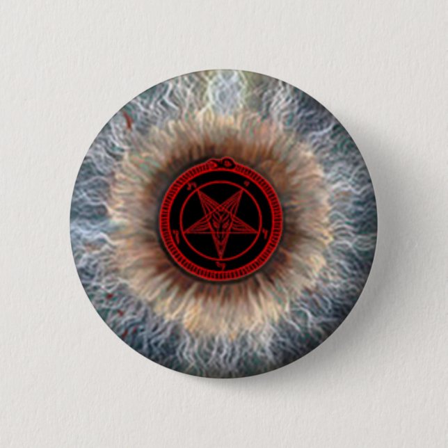 MARK of the DEVIL EYEBALL Pinback Button (Front)