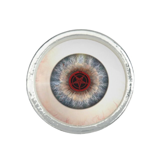 MARK of the DEVIL EYEBALL Ring (Front)
