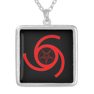 MARK of the DEVIL Silver Plated Necklace