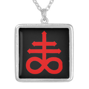 MARK of the DEVIL Silver Plated Necklace