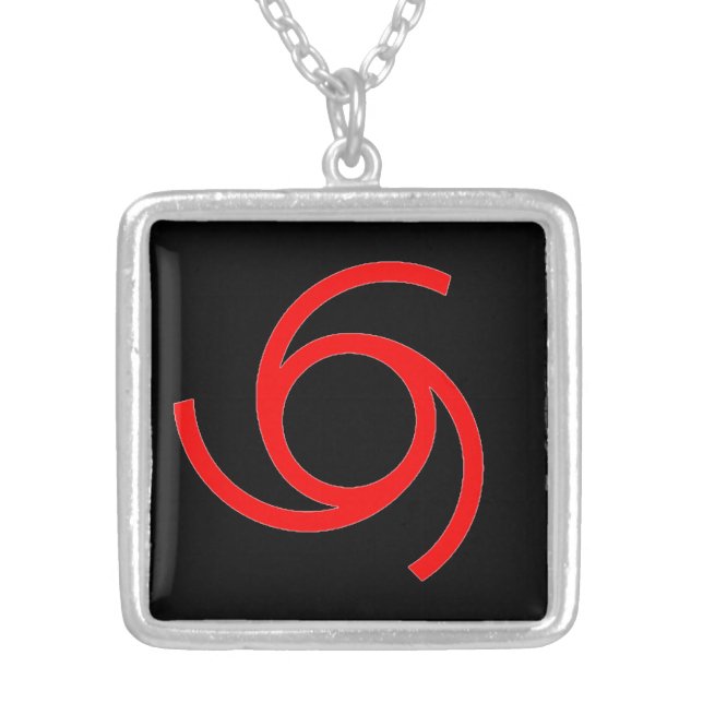 MARK of the DEVIL Silver Plated Necklace (Front)