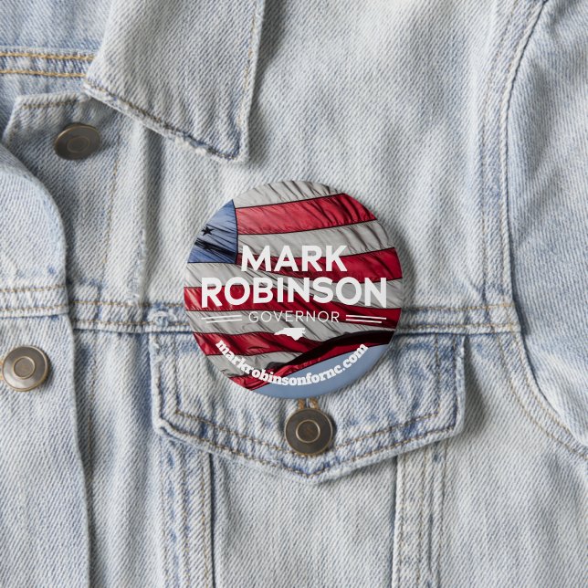 Mark Robinson for Governor 2024 Button (In Situ)