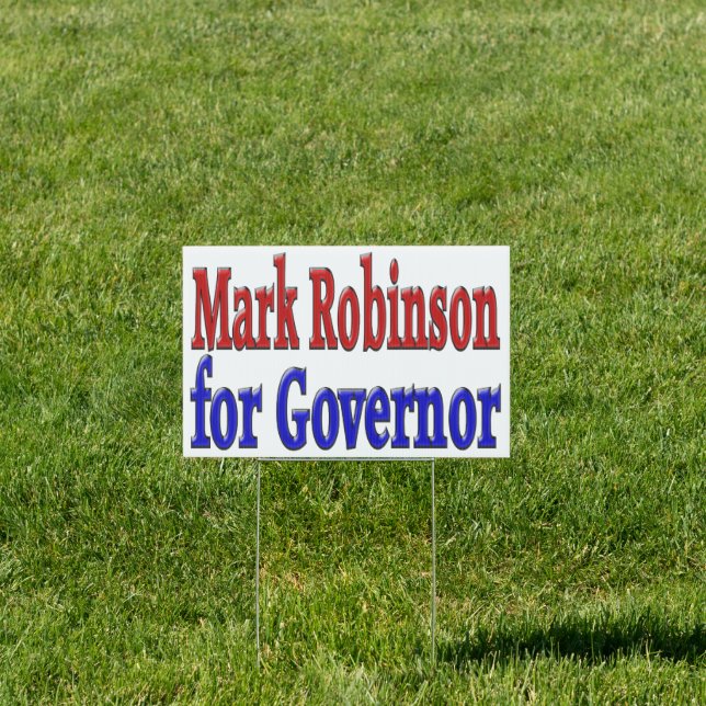 Mark Robinson for Governor Sign (Insitu)