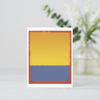Mark Rothko art in digital style 12 Postcard