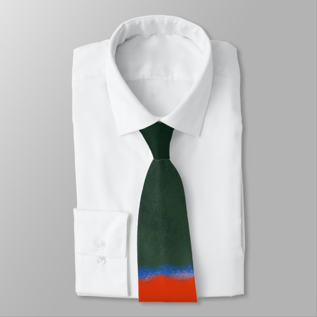 Mark Rothko art in digital style 14  Neck Tie (Tied)