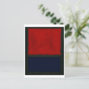 Mark Rothko art in digital style 15 Postcard