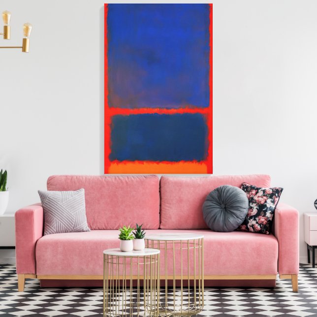 Mark Rothko - Blue, Orange, Red - 1961 Canvas Print | Zazzle