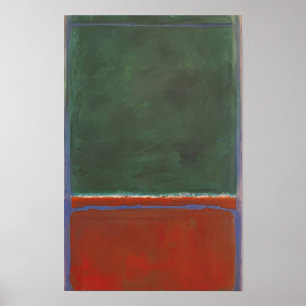 Mark Rothko - Green and Maroon - 1953 Poster