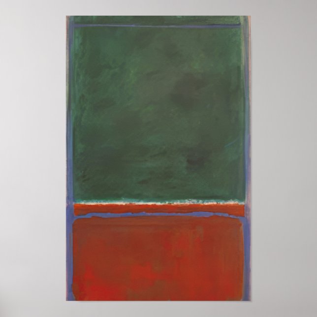 Mark Rothko - Green and Maroon - 1953 Poster (Front)