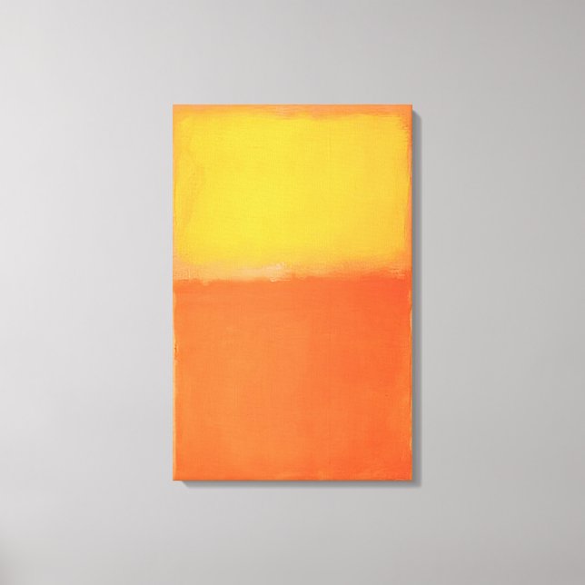 Mark Rothko - Orange and Yellow - 1956 Canvas Print (Front)
