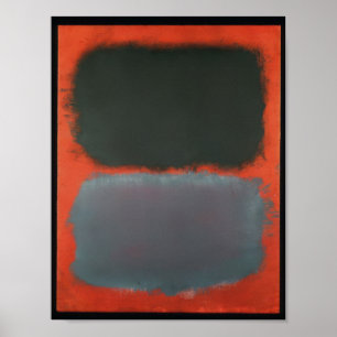Mark Rothko - Untitled (Gray, Gray on Red) - 1968 Poster