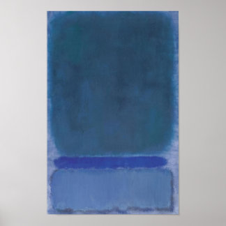 Mark Rothko - Untitled (Green on Blue) - 1968 Poster