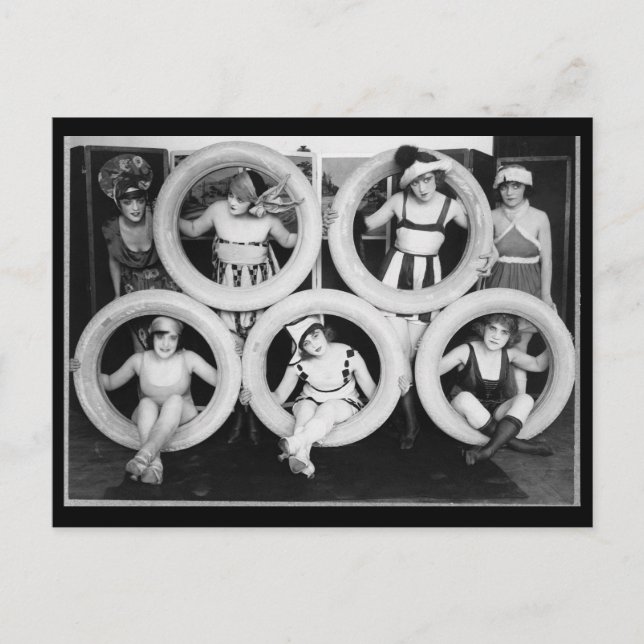 Mark Sennett Bathing Beauties Postcard (Front)