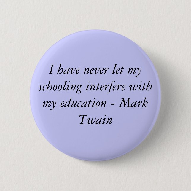Mark Twain Button (Front)