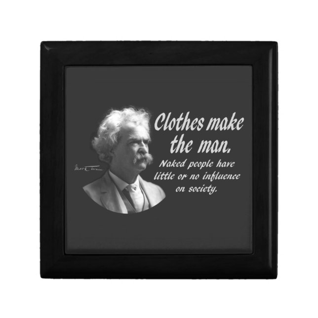 Mark Twain: Clothes Make the Man Gift Box (Front)