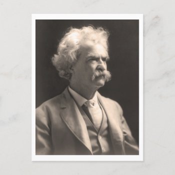 Mark Twain Historical Sepia Photo Postcard by SayWhatYouLike at Zazzle