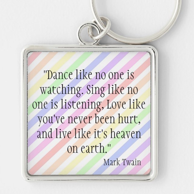 Mark Twain Keychain (Front)