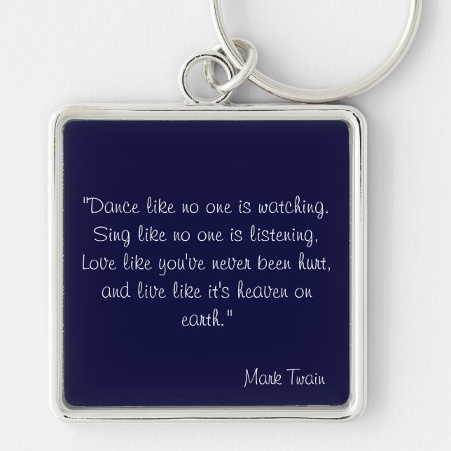 Mark Twain Keychain (Front)