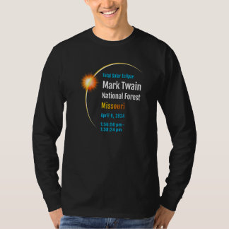 Mark Twain National Forest Total Solar Eclipse 202 T-Shirt