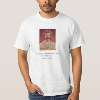 Mark Twain pipe smoking t-shirt