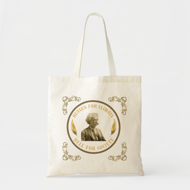 Mark Twain Quote Bag (Front)
