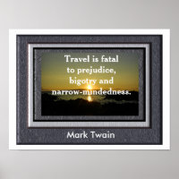 Mark Twain quote - Poster