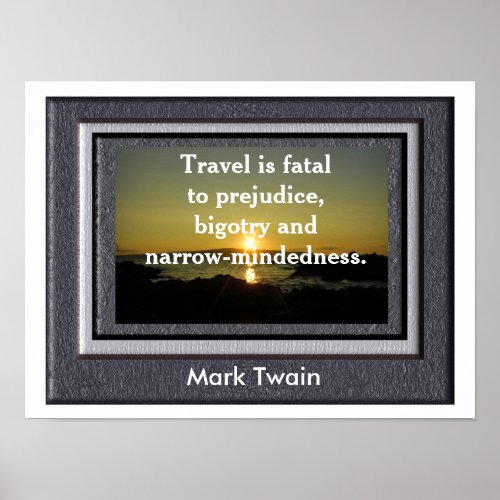 Mark Twain quote _ Poster