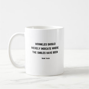Mark Twain Quote - Smiles - Coffee Mug