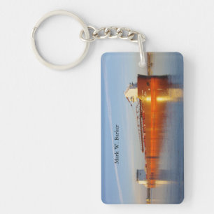 Mark W. Barker acrylic key chain