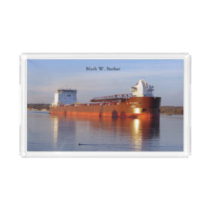 Mark W. Barker acrylic tray