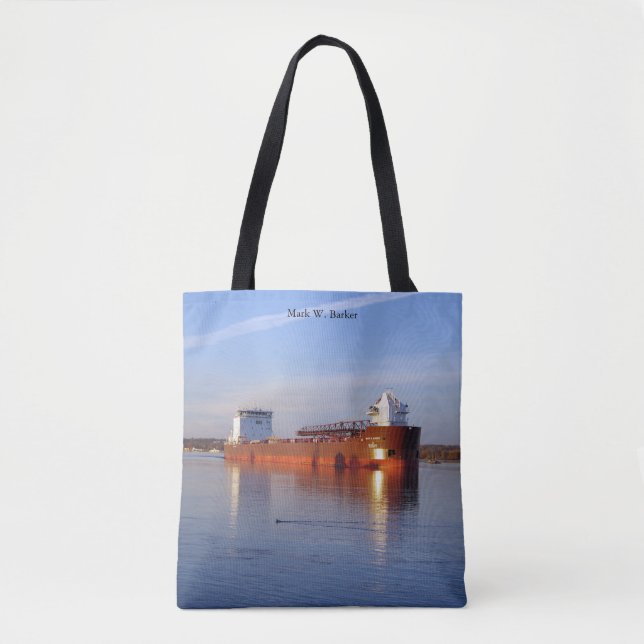 Mark W. Barker all over bag (Front)