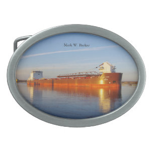 Mark W. Barker belt buckle