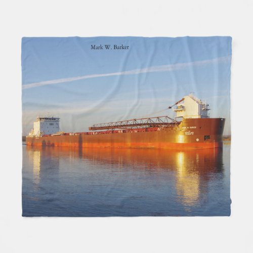 Mark W Barker fleece blanket