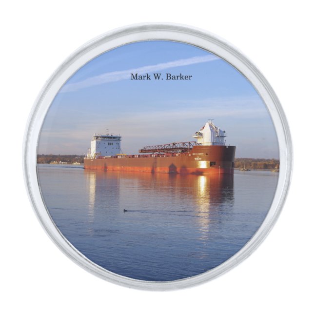 Mark W. Barker lapel pin (Front)