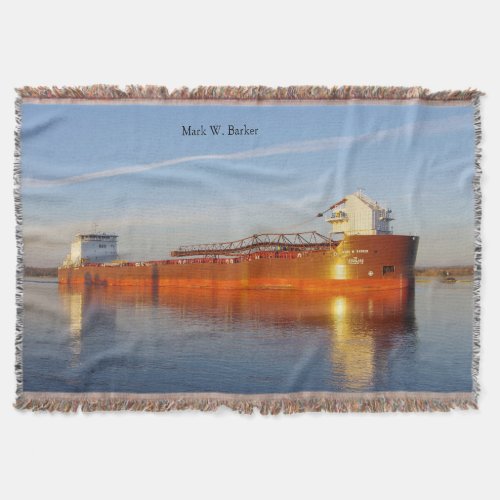 Mark W Barker throw blanket