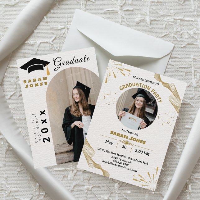 Mark Your Achievement: Graduation Party Invitation (Creator Uploaded)