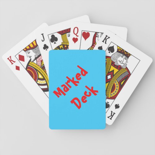 Marked Deck Poker Cards