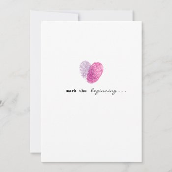 Marked Love Wedding Invitation by goskell at Zazzle