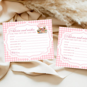 Market Advice and Wishes Bridal Shower