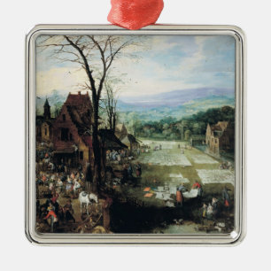 Market and Bleaching Ground, 1620-22 Metal Ornament