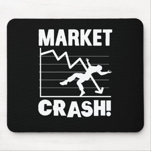 Market Crash Money Investor Gift Mouse Pad