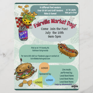 Market Day Event Flyer (No AI) Save The Date